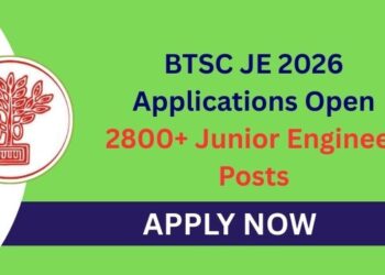 BTSC JE 2026